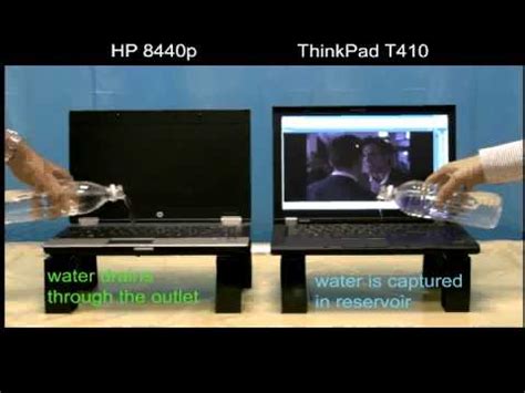 lenovo thinkpad water test